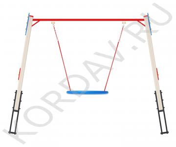 Качели Гнездо на деревянных столбах ИО 6.219 (2)